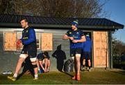 2 January 2017; David O'Connor, left, and Jack Conan of Leinster ahead of squad training at UCD in Dublin. Photo by Ramsey Cardy/Sportsfile
