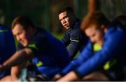 2 January 2017; Adam Byrne of Leinster during squad training at UCD in Dublin. Photo by Ramsey Cardy/Sportsfile