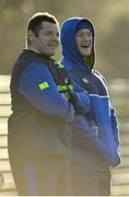 2 January 2017; Mike Ross, left, and Andrew Porter of Leinster during squad training at UCD in Dublin. Photo by Ramsey Cardy/Sportsfile