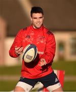2 January 2017; Conor Murray of Munster in action during squad training at University of Limerick in Limerick. Photo by Diarmuid Greene/Sportsfile