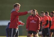 2 January 2017; Munster scrum coach Jerry Flannery during squad training at University of Limerick in Limerick. Photo by Diarmuid Greene/Sportsfile