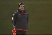 2 January 2017; Munster director of rugby Rassie Erasmus during squad training at University of Limerick in Limerick. Photo by Diarmuid Greene/Sportsfile