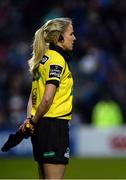 31 December 2016; Touch judge Joy Neville during the Guinness PRO12 Round 12 match between Leinster and Ulster at the RDS Arena in Dublin. Photo by Piaras Ó Mídheach/Sportsfile