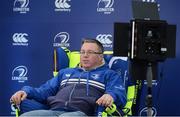 31 December 2016; Leinster supporter Kevin Colman, from Balbriggin in Dublin, participates in Canterbury Leinster Stories ahead of the Guinness PRO12 Round 12 match between Leinster and Ulster at the RDS Arena in Dublin. Photo by Piaras Ó Mídheach/Sportsfile