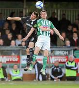 26 May 2011; Enda Stevens, Shamrock Rovers, in action against Daire Doyle, Bray Wanderers. Airtricity League Premier Division, Bray Wanderers v Shamrock Rovers, Carlisle Grounds, Bray, Co. Wicklow. Picture credit: Matt Browne / SPORTSFILE