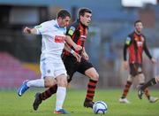 26 May 2011; Robert Bayly, Bohemians, in action against Graham Rusk, UCD. Airtricity League Premier Division, Bohemians v UCD, Dalymount Park, Dublin. Picture credit: Barry Cregg / SPORTSFILE