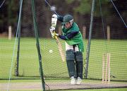 27 May 2011; Ireland's Ed Joyce in action during squad training ahead of their opening RSA ODI Series game against Pakistan on Saturday. Ireland Cricket Squad Training, Stormont, Belfast, Co. Antrim. Picture credit: Oliver McVeigh / SPORTSFILE