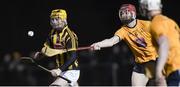 5 January 2017; Richie Leahy of Kilkenny in action against Padraig Foley of DCU during the Bord na Mona Walsh Cup Group 2 Round 1 match between Kilkenny and DCU Dochas Eireann at MW Hire Park, Dunmore, Co. Kilkenny. Photo by Matt Browne/Sportsfile