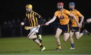 5 January 2017; Richie Leahy of Kilkenny in action against Padraig Foley of DCU during the Bord na Mona Walsh Cup Group 2 Round 1 match between Kilkenny and DCU Dochas Eireann at MW Hire Park, Dunmore, Co. Kilkenny. Photo by Matt Browne/Sportsfile