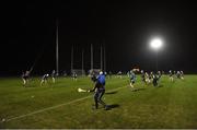 5 January 2017; DCU Dochas Eireann warm-up before the game against Kilkenny before the Bord na Mona Walsh Cup Group 2 Round 1 match between Kilkenny and DCU Dochas Eireann at MW Hire Park, Dunmore, Co. Kilkenny. Photo by Matt Browne/Sportsfile