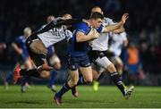 6 January 2017; Garry Ringrose of Leinster is tackled by Lloyd Greeff of Zebre during the Guinness PRO12 Round 13 match between Leinster and Zebre at the RDS Arena in Ballsbridge, Dublin. Photo by Stephen McCarthy/Sportsfile