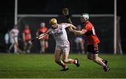 6 January 2017; Billy Hennessy of Cork in action against Mark O'Brien of UCC during the Canon O'Brien Cup match between Cork and UCC at UCC in the Mardyke, Cork. Photo by Brendan Moran/Sportsfile