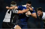 6 January 2017; Jack Conan of Leinster is tackled by Andrea Lovotti of Zebre during the Guinness PRO12 Round 13 match between Leinster and Zebre at the RDS Arena in Ballsbridge, Dublin. Photo by Ramsey Cardy/Sportsfile