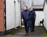 7 January 2017; Longford manager Denis Connerton makes his way from the dressing room with selector Derek Ryan prior to the Bord na Mona Walsh Cup Group 2 Round 1 match between Kildare and Longford at St Conleth's Park in Newbridge, Co. Kildare. Photo by Matt Browne/Sportsfile