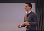 7 January 2017; Dublin Senior Camogie Manager David Herity speaking at the GAA Annual Games Development Conference in Croke Park, Dublin. Photo by Seb Daly/Sportsfile