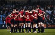 7 January 2017; Munster players during a minutes applause in memory of the late Munster Rugby head coach Anthony 'Axel' Foley prior to the European Rugby Champions Cup Pool 1 Round 1 match between Racing 92 and Munster at the Stade Yves-Du-Manoir in Paris, France. Photo by Stephen McCarthy/Sportsfile
