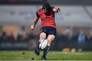 7 January 2017; Tyler Bleyendaal of Munster kicks a conversion during the European Rugby Champions Cup Pool 1 Round 1 match between Racing 92 and Munster at the Stade Yves-Du-Manoir in Paris, France. Photo by Stephen McCarthy/Sportsfile