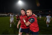 7 January 2017; Simon Zebo, right, and Stephen Archer of Munster following the European Rugby Champions Cup Pool 1 Round 1 match between Racing 92 and Munster at the Stade Yves-Du-Manoir in Paris, France. Photo by Stephen McCarthy/Sportsfile