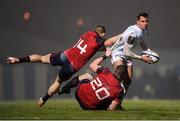 7 January 2017; Juan Imhoff of Racing 92 is tackled by Andrew Conway, 14, and Jack O’Donoghue of Munster during the European Rugby Champions Cup Pool 1 Round 1 match between Racing 92 and Munster at the Stade Yves-Du-Manoir in Paris, France. Photo by Stephen McCarthy/Sportsfile