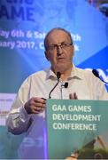 7 January 2017; Paudie Butler, GAA Coach and Coach Educator, speaking at the GAA Annual Games Development Conference in Croke Park, Dublin. Photo by Piaras Ó Mídheach/Sportsfile