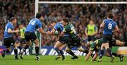 21 May 2011; Jonathan Sexton, Leinster, is tackled by Phil Dowson, Northampton Saints. Heineken Cup Final, Leinster v Northampton Saints, Millennium Stadium, Cardiff, Wales. Picture credit: Ray McManus / SPORTSFILE