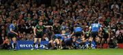 21 May 2011; Eoin Reddan, Leinster, prepares to clear the ball. Heineken Cup Final, Leinster v Northampton Saints, Millennium Stadium, Cardiff, Wales. Picture credit: Ray McManus / SPORTSFILE