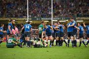 21 May 2011; Leinster players celebrate after the final whistle. Heineken Cup Final, Leinster v Northampton Saints, Millennium Stadium, Cardiff, Wales. Picture credit: Matt Browne / SPORTSFILE
