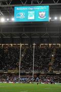 21 May 2011; A general view of the Millennium Stadium during the game. Heineken Cup Final, Leinster v Northampton Saints, Millennium Stadium, Cardiff, Wales. Picture credit: Ray McManus / SPORTSFILE