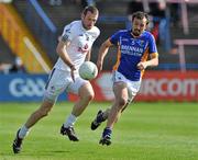 22 May 2011; Ronan Sweeney, Kildare, in action against Michael McLoughlin, Wicklow. Leinster GAA Football Senior Championship First Round, Kildare v Wicklow, O'Moore Park, Portlaoise, Co. Laois. Picture credit: Brian Lawless / SPORTSFILE