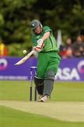 28 May 2011; Kevin O'Brien, Ireland, hitting a boundry. RSA ODI Series, Ireland v Pakistan, Stormont, Belfast, Co. Antrim. Picture credit: Oliver McVeigh / SPORTSFILE