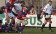 19 January 2002; Mike Walls of Clontarf during the AIB All-Ireland League Division 1 match between Cork Constitution and Clontarf at Temple Hill in Cork. Photo by Matt Browne/Sportsfile