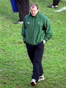 15 January 2002; Peter Clohessy during Ireland rugby squad training at Thomond Park in Limerick. Photo by Brendan Moran/Sportsfile