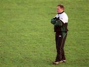 15 January 2002; Ireland head coach Eddie O'Sullivan during Ireland rugby squad training at Thomond Park in Limerick. Photo by Brendan Moran/Sportsfile