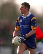 20 January 2002; Shane O'Neill of Wicklow during the O'Byrne Cup final match between Carlow and Wicklow at Dr Cullen Park in Carlow. Photo by Damien Eagers/Sportsfile