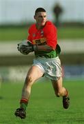 20 January 2002; John McGrath of Carlow during the O'Byrne Cup final match between Carlow and Wicklow at Dr Cullen Park in Carlow. Photo by Damien Eagers/Sportsfile