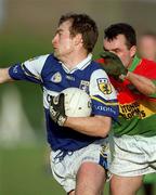 13 January 2002; Patrick Conway of Laois during the O'Byrne Cup semi-final match between Carlow and Laois at McCann Park in Portarlington, Laois. Photo by Damien Eagers/Sportsfile