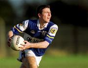 13 January 2002; Ian Fitzgerald of Laois during the O'Byrne Cup semi-final match between Carlow and Laois at McCann Park in Portarlington, Laois. Photo by Damien Eagers/Sportsfile