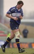 13 January 2002; Robert Casey of Leinster during the  Heineken Cup Pool 6 Round 6 match between Toulouse and Leinster at Stade Les Sept Denier in Toulouse, France. Photo by Brendan Moran/Sportsfile