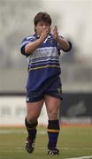 13 January 2002; Shane Byrne of Leinster during the  Heineken Cup Pool 6 Round 6 match between Toulouse and Leinster at Stade Les Sept Denier in Toulouse, France. Photo by Brendan Moran/Sportsfile