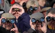 24 January 2002; Racegoers watch on during racing at Gowran Park, Kilkenny. Photo by David Maher/Sportsfile
