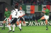 6 September 1995; Roy Keane of Republic of Ireland during the UEFA European Championship Group 6 match between Austria and Republic of Ireland at the Ernst Happel Stadium in Vienna, Austria.