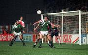 14 October 1992; Niall Quinn of Republic of Ireland during the FIFA World Cup Group 3 match between Denmark and Republic of Ireland at Parken Stadium in Copenhagen, Denmark. Photo by David Maher/Sportsfile
