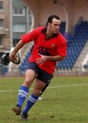11 January 2002; Mike Mullins during a Munster Rugby squad training session in Toulouse, France. Photo by Brendan Moran/Sportsfile