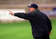27 January 2002; Offaly manager Fr Tom Fogarty during the Walsh Cup Quarter Final match between Offaly and Dublin at Parnell Park in Dublin. Photo by Damien Eagers/Sportsfile