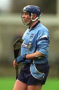 27 January 2002; Carl Meehan of Dublin during the Walsh Cup Quarter Final match between Offaly and Dublin at Parnell Park in Dublin. Photo by Damien Eagers/Sportsfile