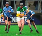 27 January 2002; Joe Brady of Offaly during the Walsh Cup Quarter Final match between Offaly and Dublin at Parnell Park in Dublin. Photo by Damien Eagers/Sportsfile