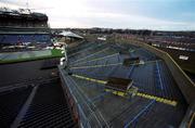 1 February 2002; A general view of Croke Park with the new stand and pitch under construction at Croke Park in Dublin. Photo by Ray McManus/Sportsfile