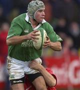 2 February 2002; Andy Ward of Ireland during the &quot;A&quot; Rugby International match between Ireland A and Wales A at Musgrave Park in Cork. Photo by Brendan Moran/Sportsfile