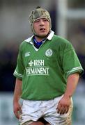 2 February 2002; Paul Shields of Ireland during the &quot;A&quot; Rugby International match between Ireland A and Wales A at Musgrave Park in Cork. Photo by Brendan Moran/Sportsfile