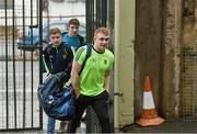 8 January 2017; Tipperary players from right to left, Kevin Fahey, Jason Lonergan and Jack Kennedy arrive for the McGrath Cup Round 1 match between Kerry and Tipperary at Austin Stack Park in Tralee, Co. Kerry. Photo by Diarmuid Greene/Sportsfile
